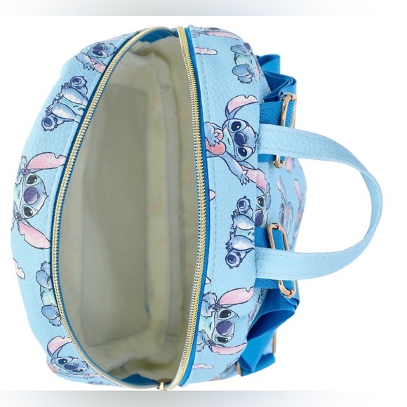 Disney Stitch Girls Faux Leather Mini Backpack - Picture 4 of 5